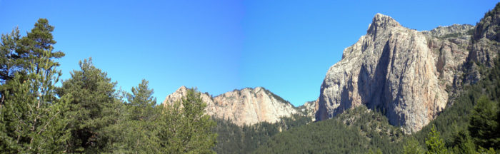 Panoràmica de la Roca Gran d'en Ferrús